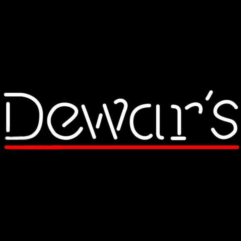 Dewars Neon Skilt