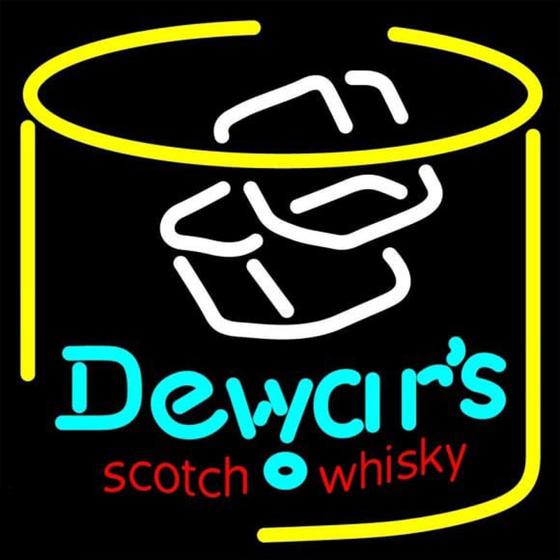 Dewars Scotch Whisky Neon Skilt