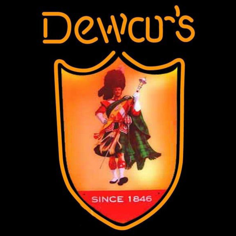 Dewars Scotchman Neon Skilt