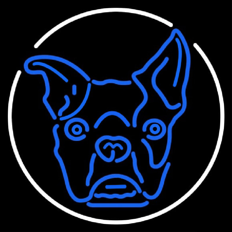 Dog Logo Neon Skilt