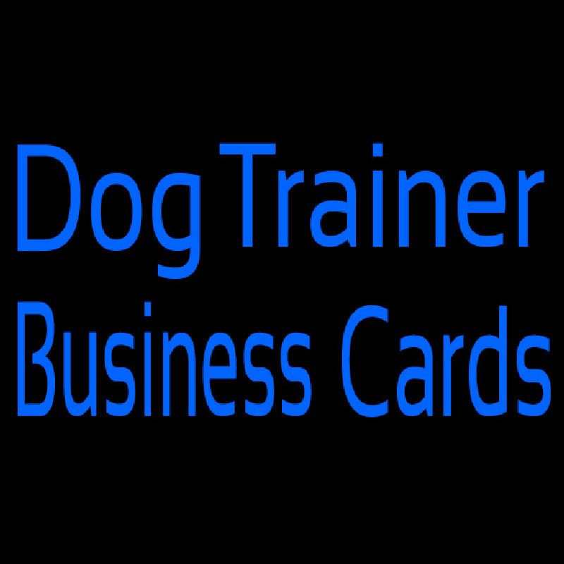 Dog Trainer 1 Neon Skilt