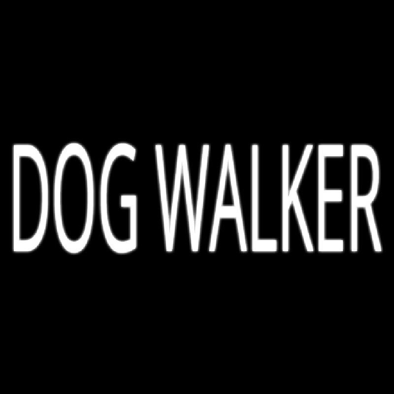 Dog Walker 1 Neon Skilt