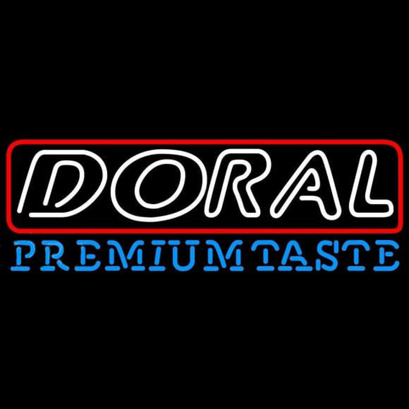 Doral Cigarettes Neon Skilt