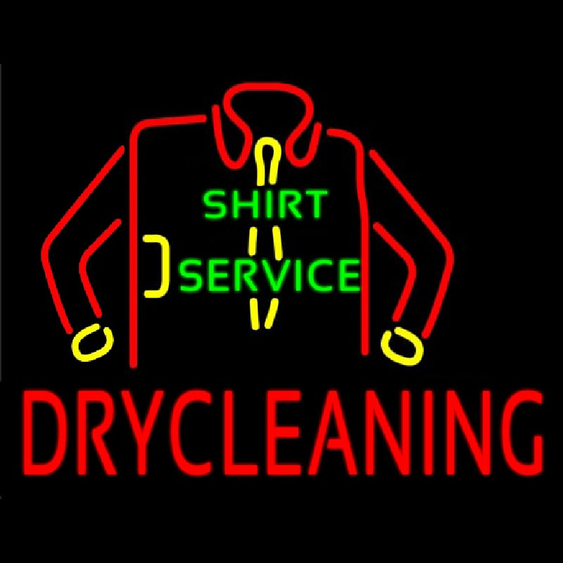 Dry Cleaning Neon Skilt