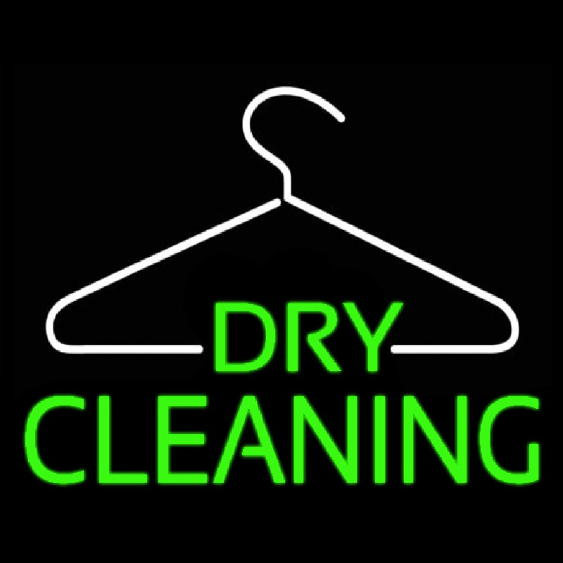 Dry Cleaning Neon Skilt