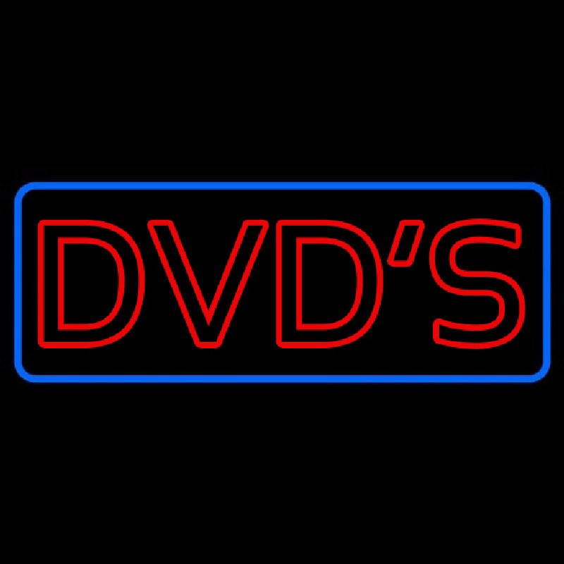 Dvds Border Neon Skilt