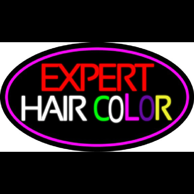 E pert Hair Color Neon Skilt