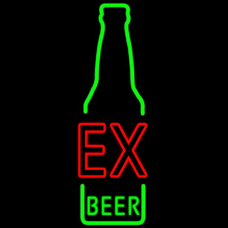 EX Bottle Neon Skilt