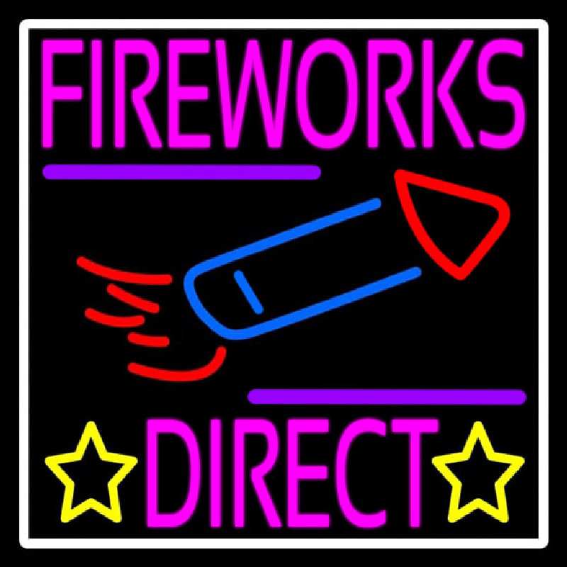 Fire Work Direct 1 Neon Skilt