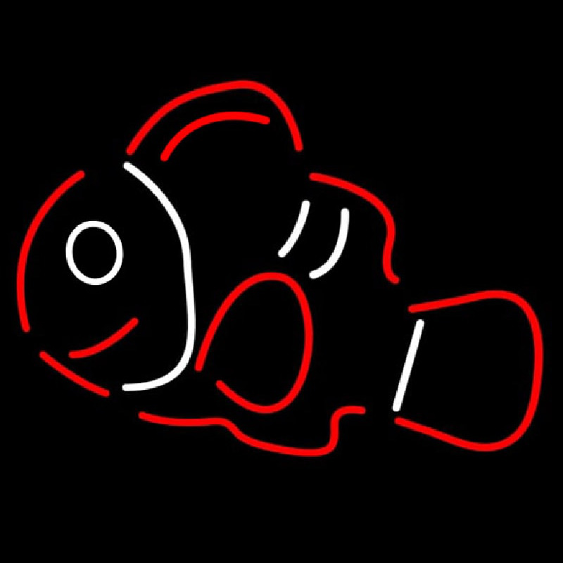 Fish Logo Neon Skilt