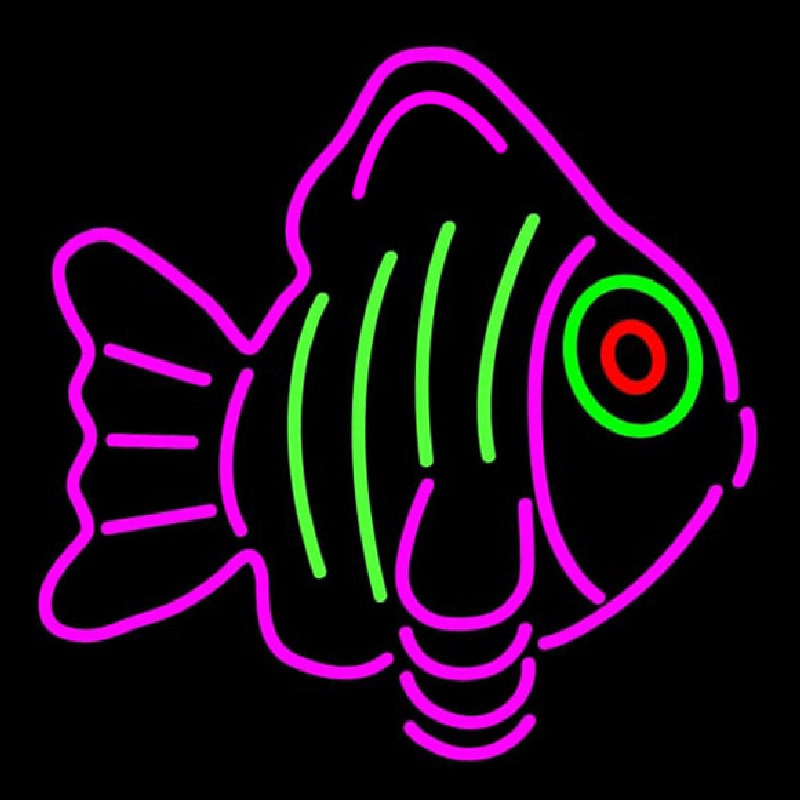 Fish Neon Skilt