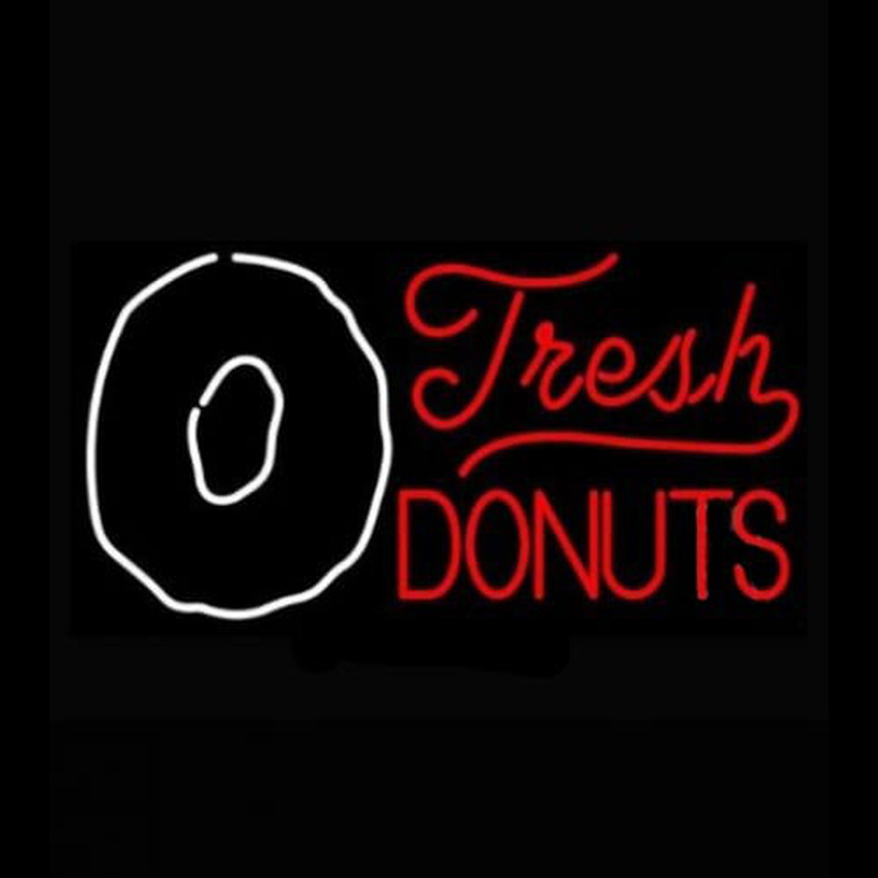 Fresh Donuts Neon Skilt