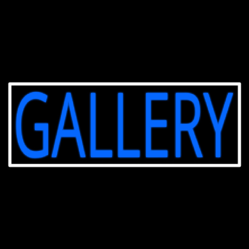 Gallery With Border Neon Skilt