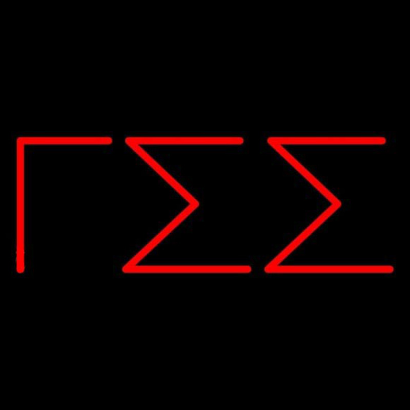 Gamma Sigma Sigma Neon Skilt