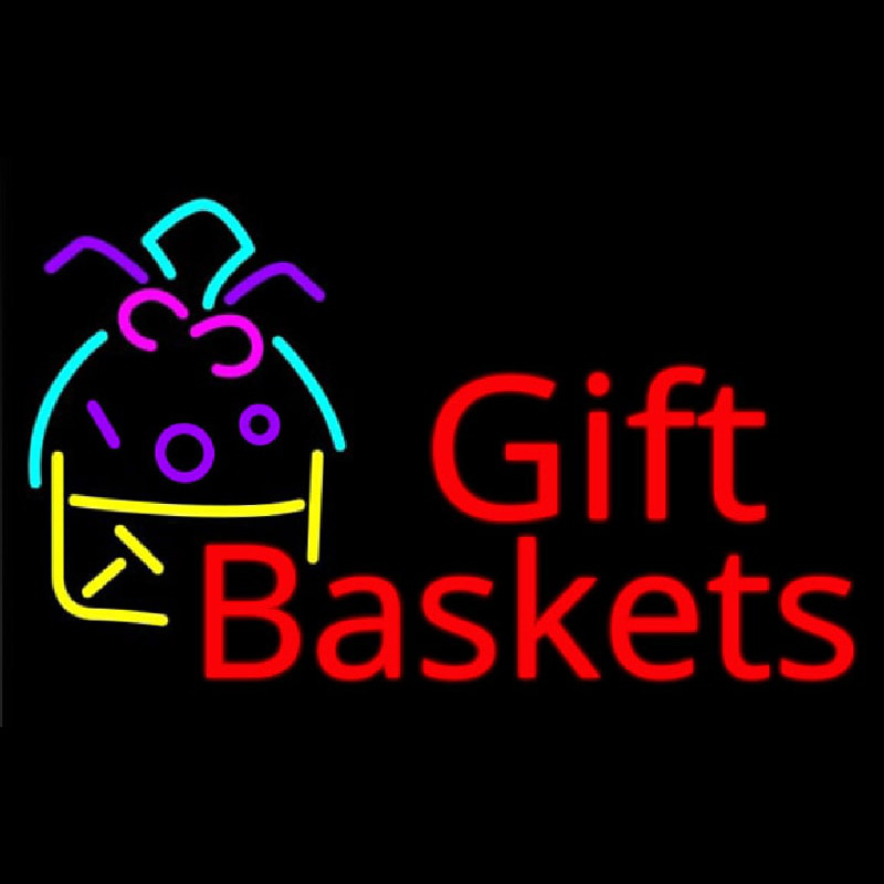 Gift Baskets Neon Skilt