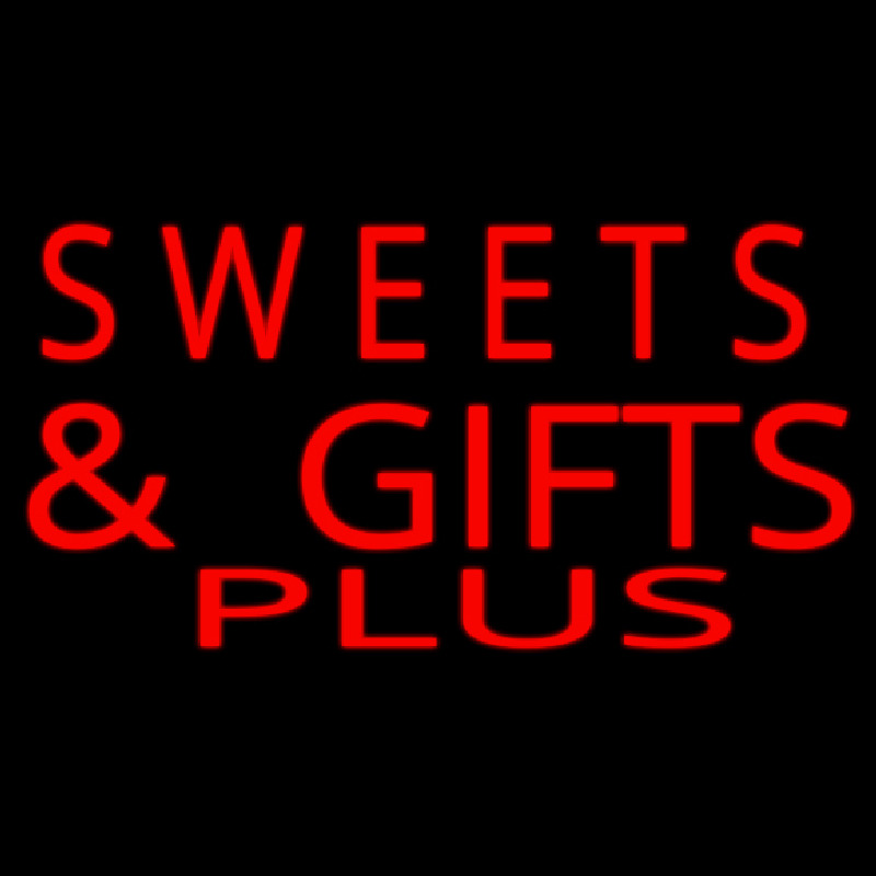 Gifts And Sweets Neon Skilt