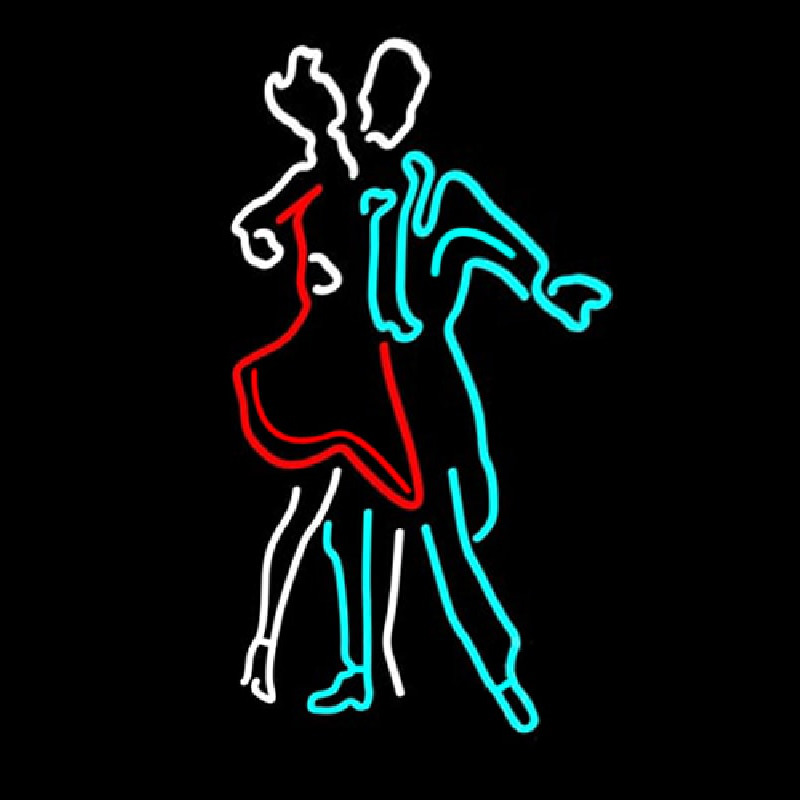 Girl Boy Dance Neon Skilt