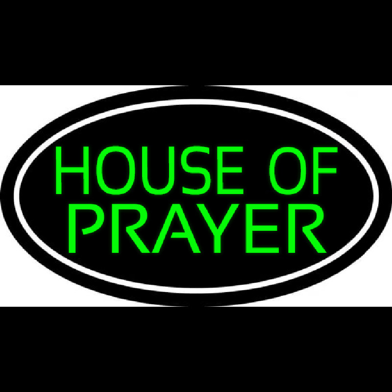 Green House Of Prayer Neon Skilt