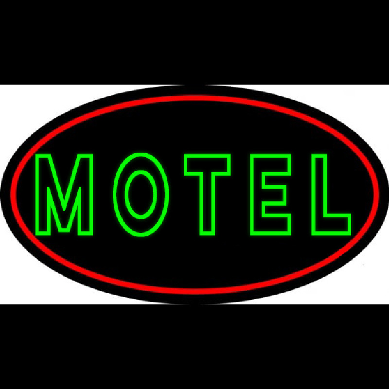 Green Motel Neon Skilt