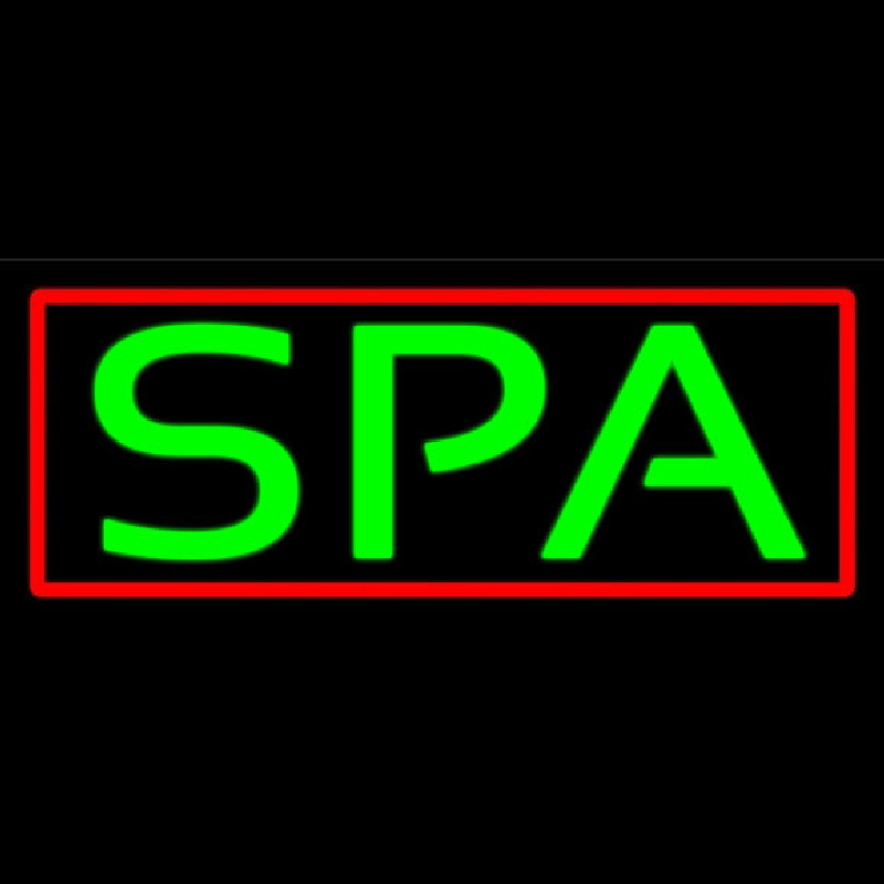 Green Spa Neon Skilt