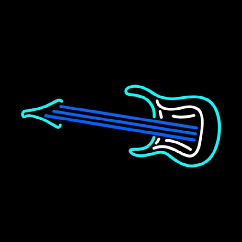 Guitar 1 Logo Neon Skilt