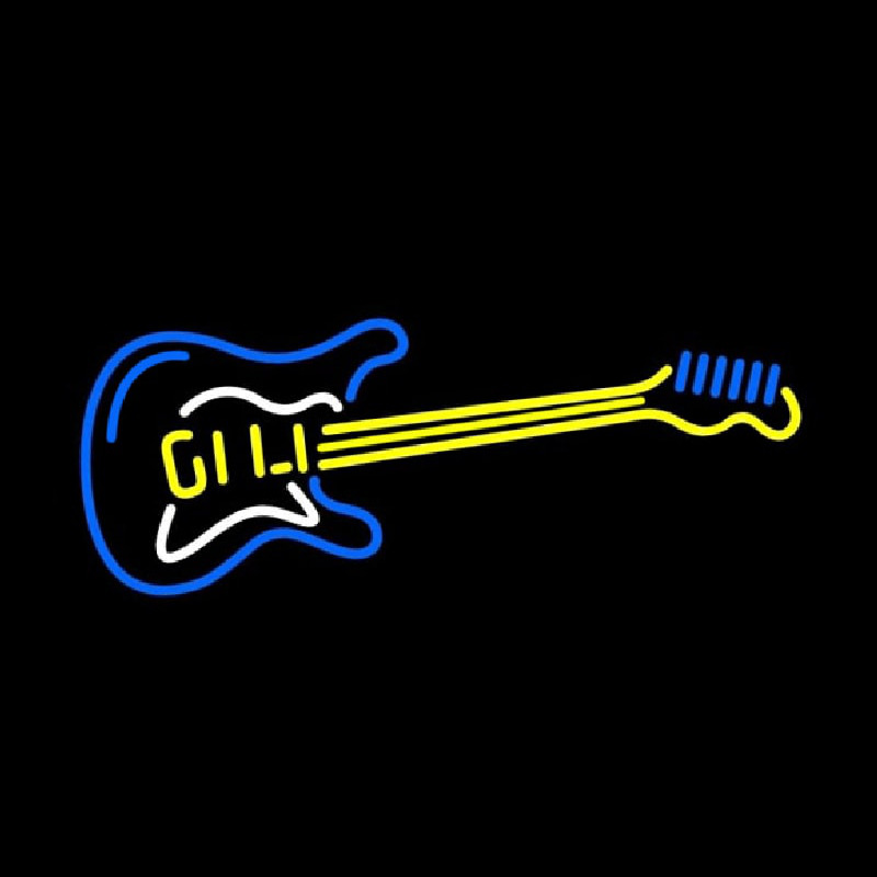 Guitar Logo 1 Neon Skilt