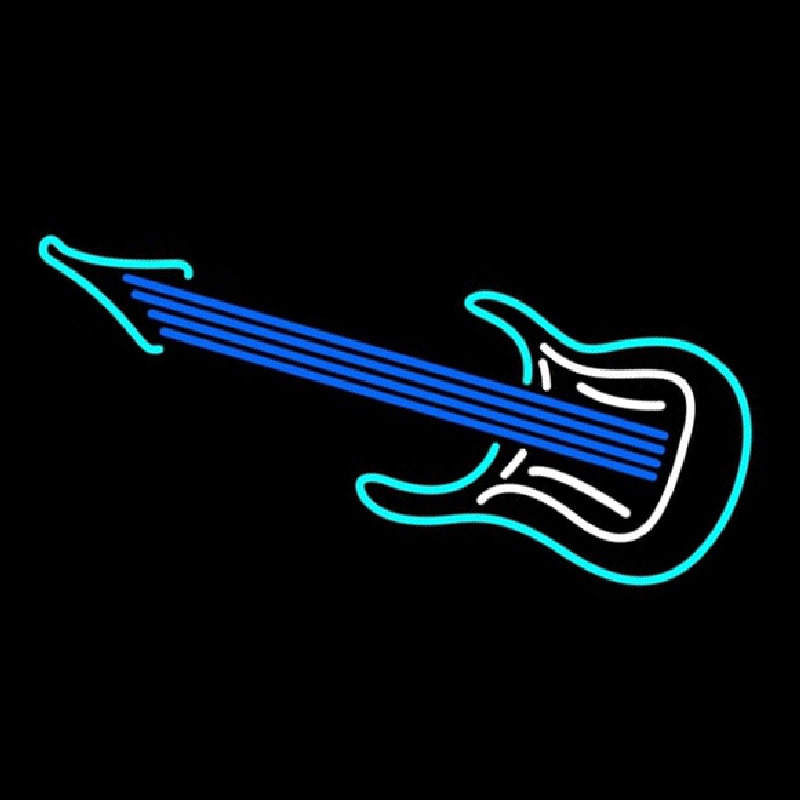 Guitar Logo Neon Skilt