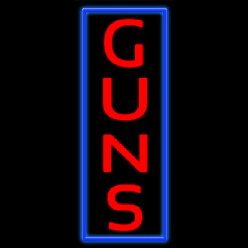 Guns Neon Skilt