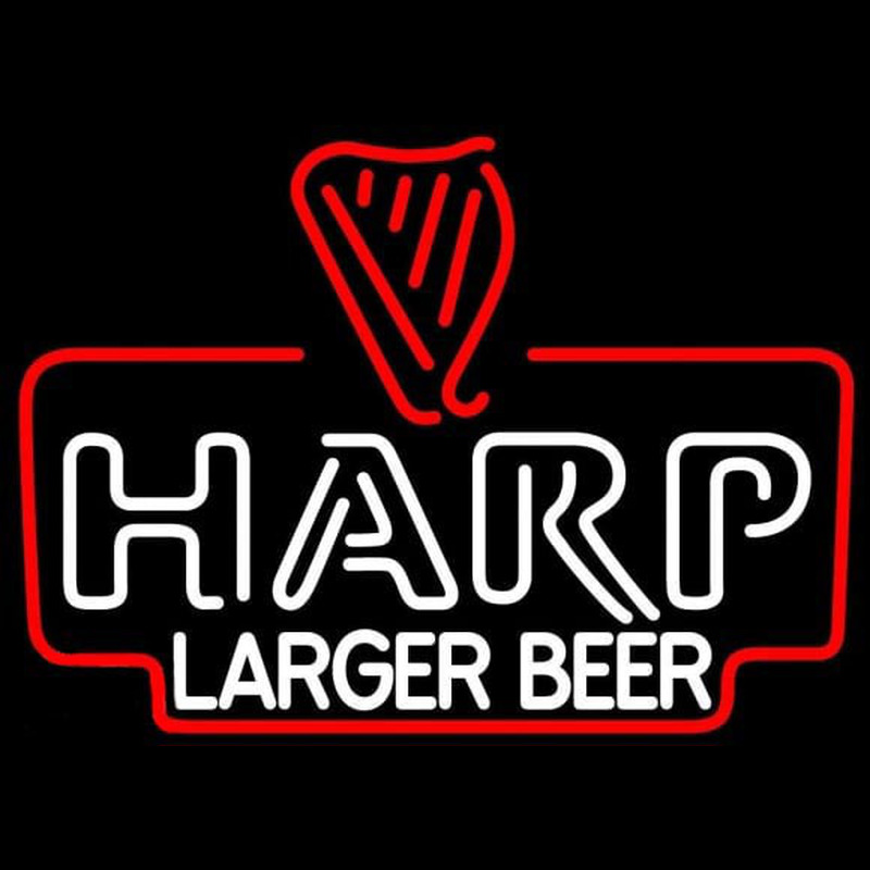 Harp Lager Neon Skilt