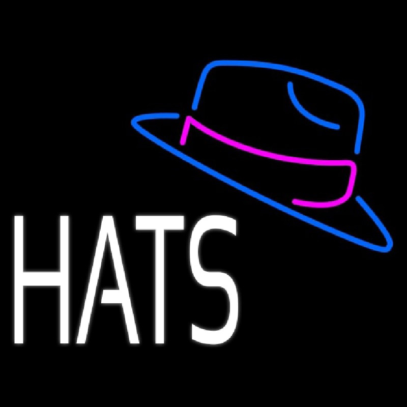 Hats With Logo Neon Skilt