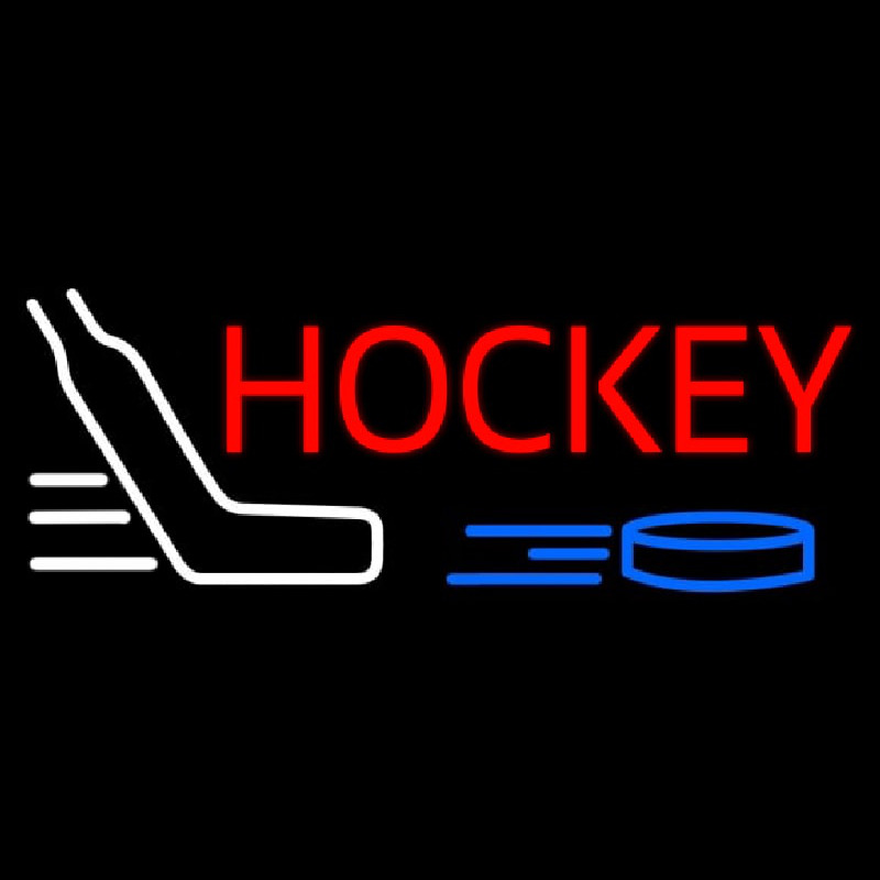 Hockey Neon Skilt