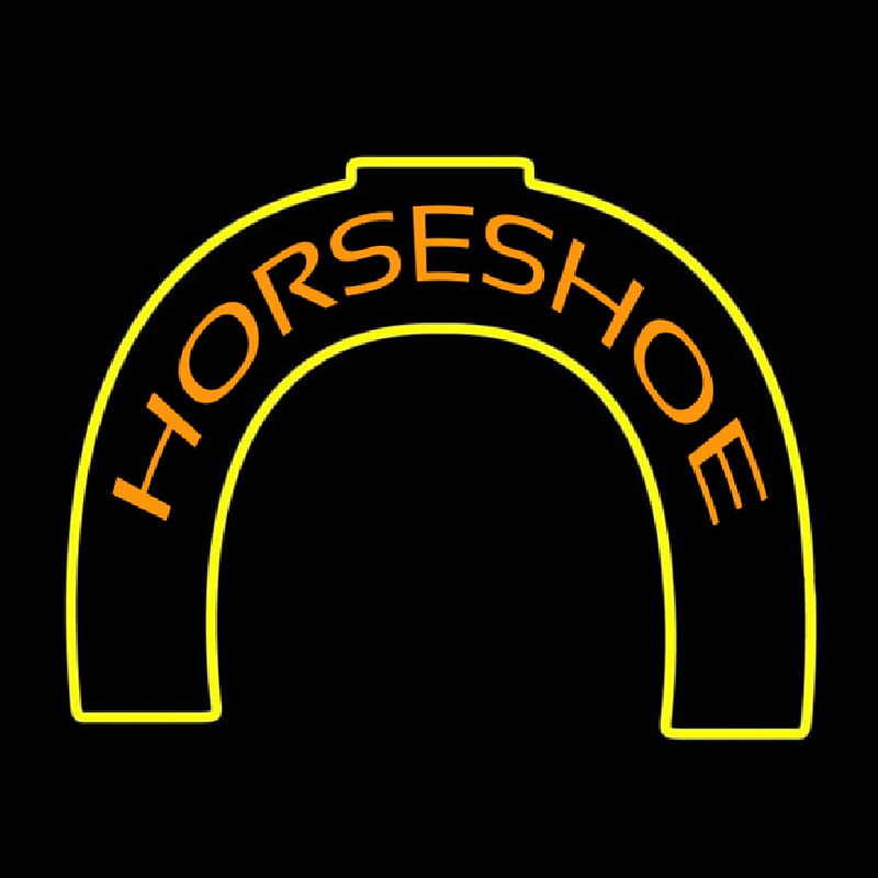 Horseshoe Neon Skilt