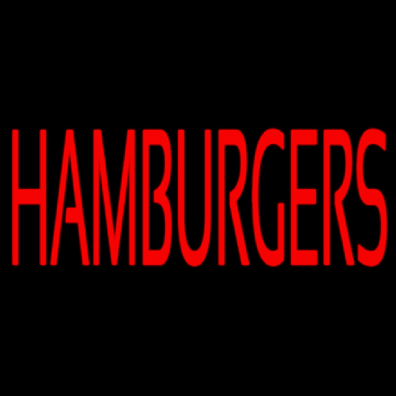 Humburgers 1 Neon Skilt