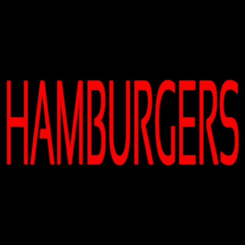 Humburgers Neon Skilt