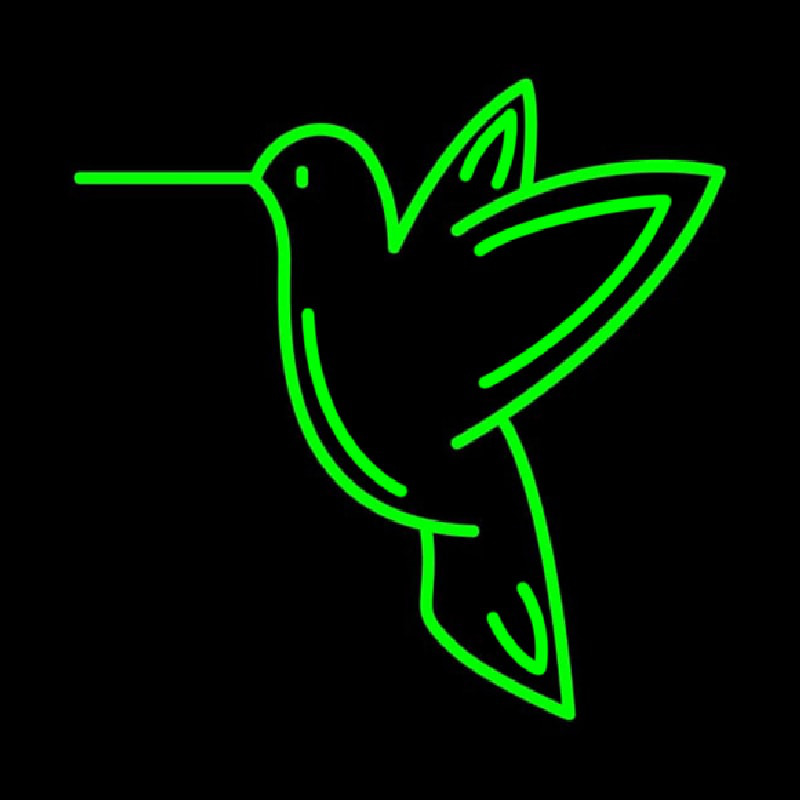 Hummingbird Neon Skilt