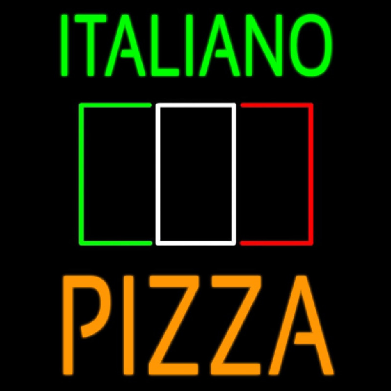 Italiano Pizza Neon Skilt