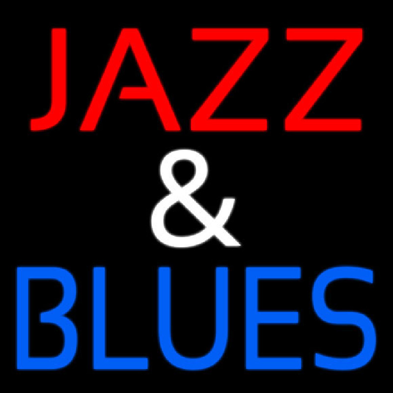 Jazz And Blues 1 Neon Skilt