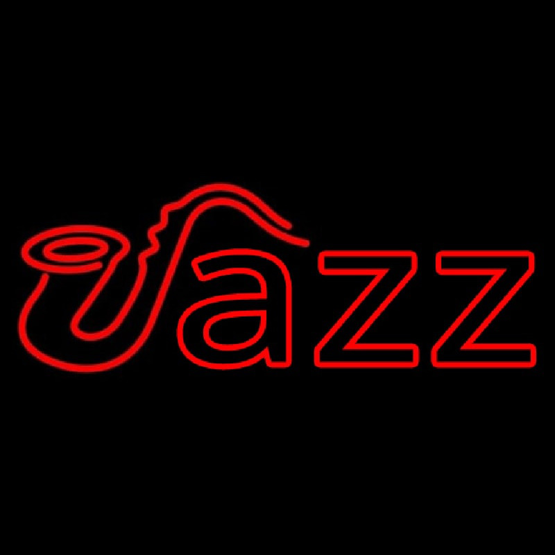 Jazz Red 3 Neon Skilt