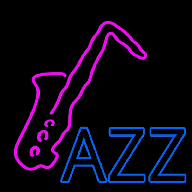 Jazz With Logo Neon Skilt