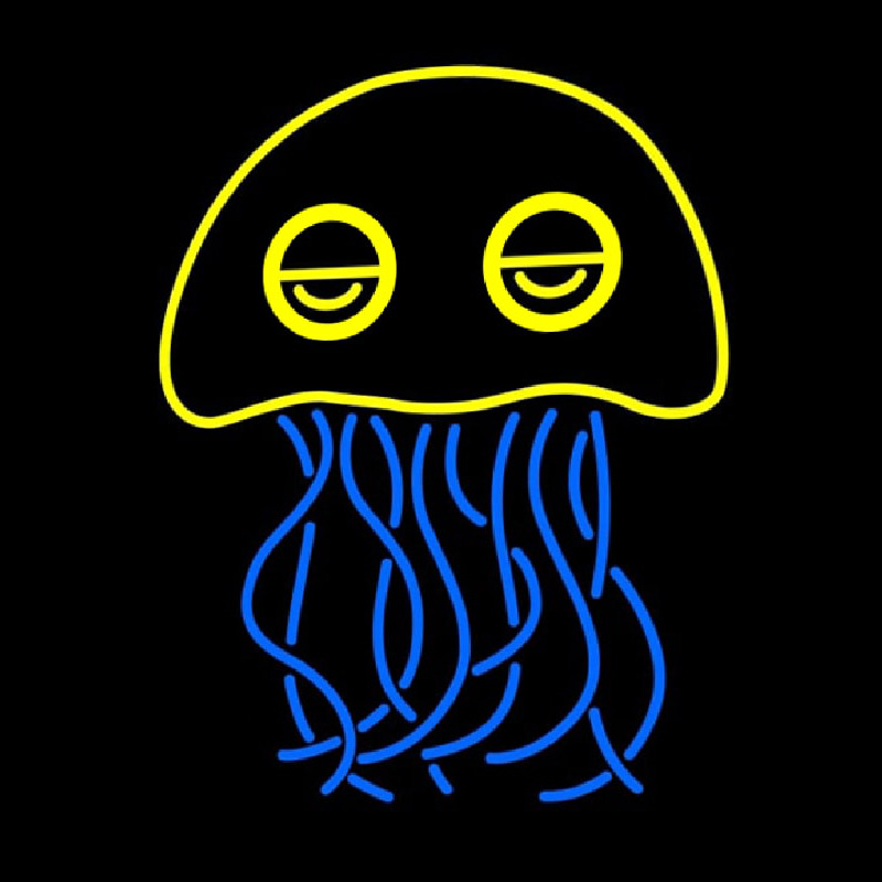 Jellyfish Neon Skilt