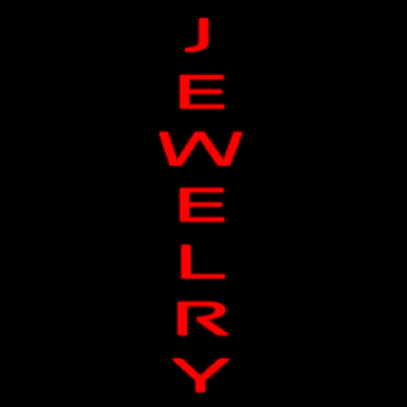 Jewelry Vertical Neon Skilt