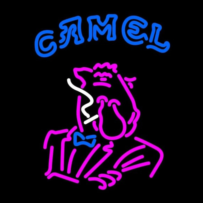 Joe Camel Logo Neon Skilt