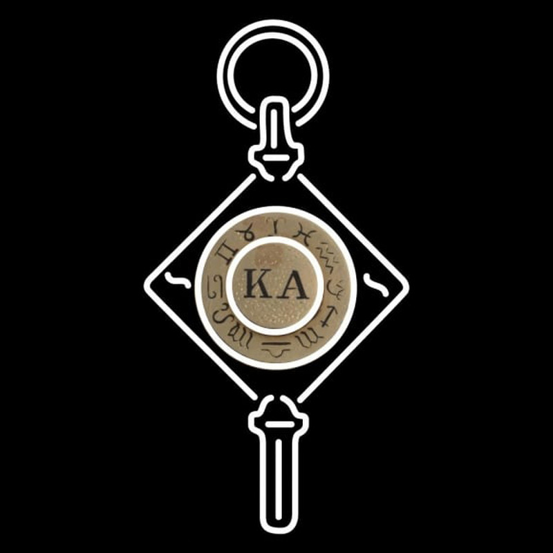 Kappa Alpha Society Chapters Logo Neon Skilt