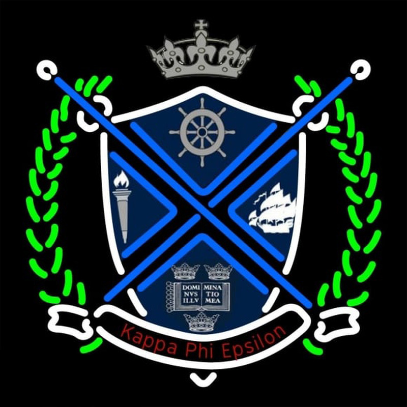 Kappa Phi Epsilon Logo Neon Skilt