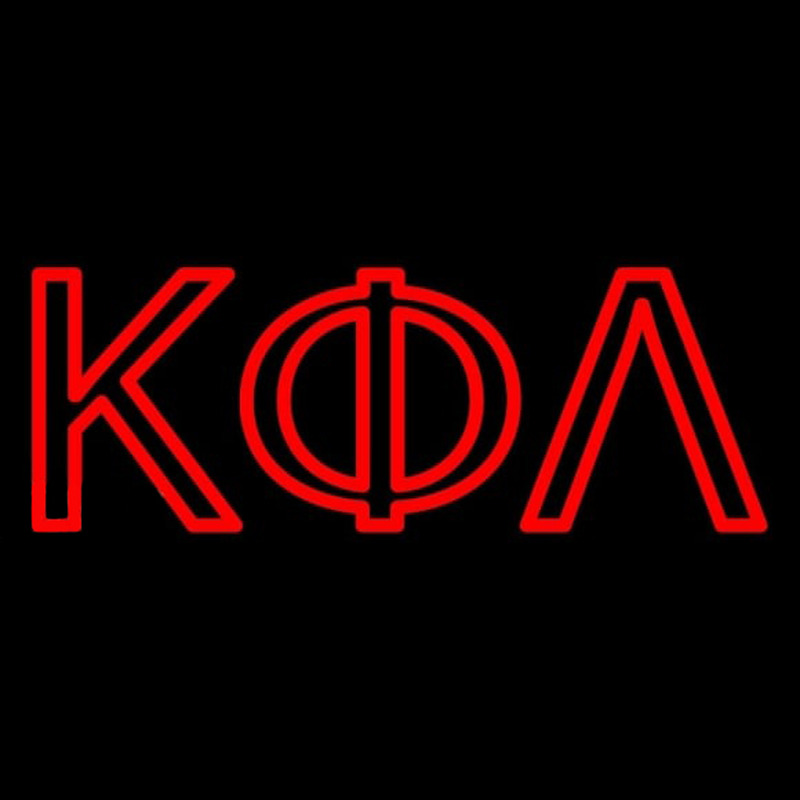 Kappa Phi Lambda Neon Skilt