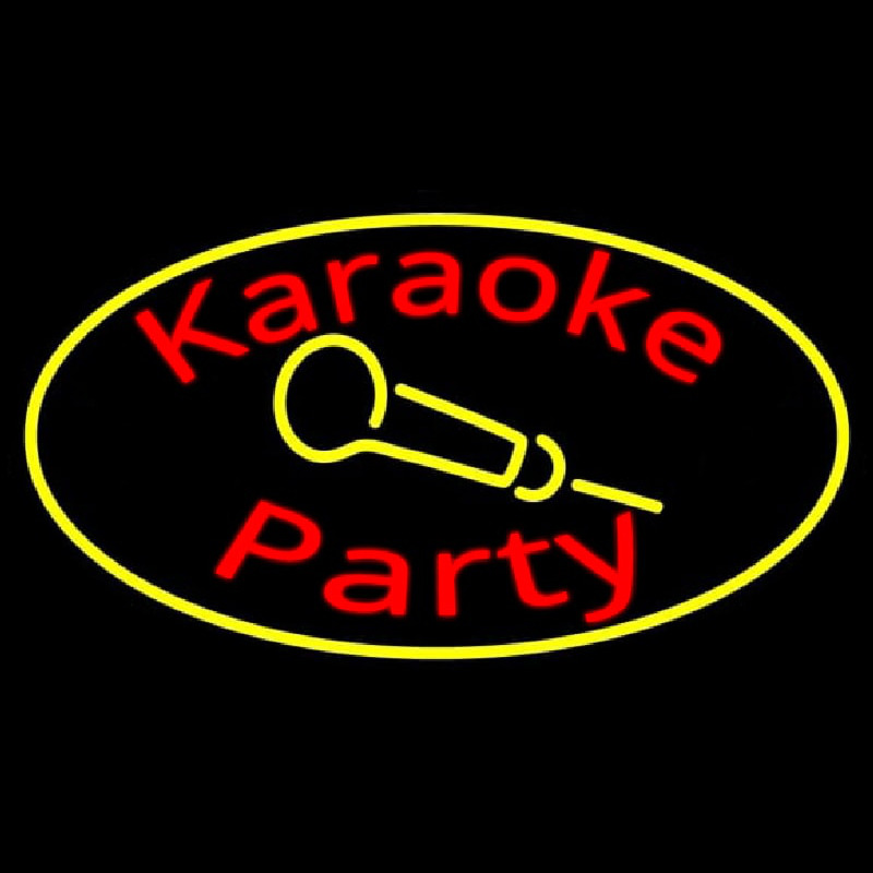 Karaoke Party Neon Skilt