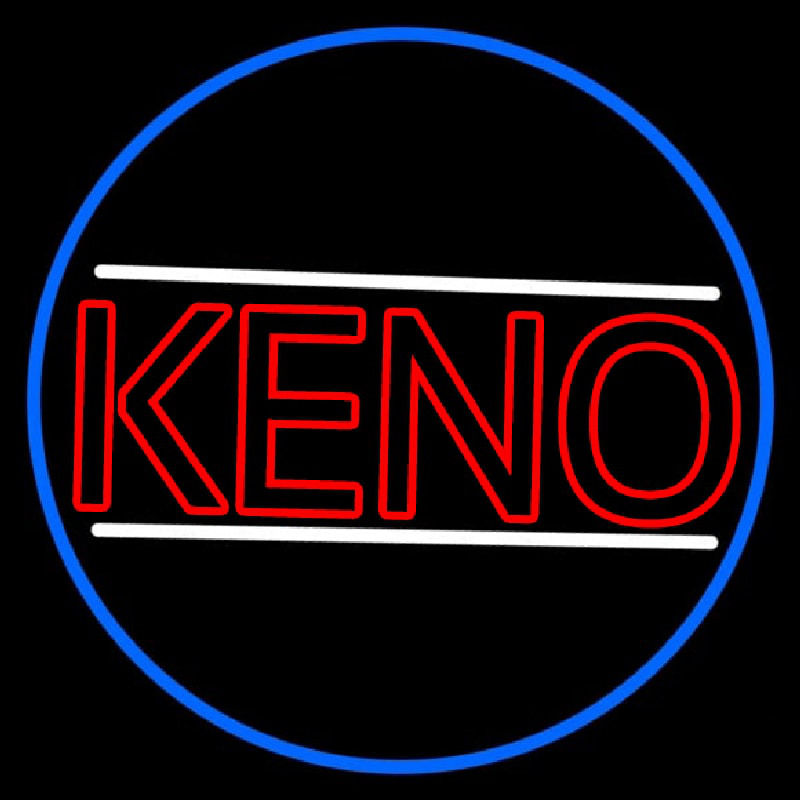 Keno Border 1 Neon Skilt