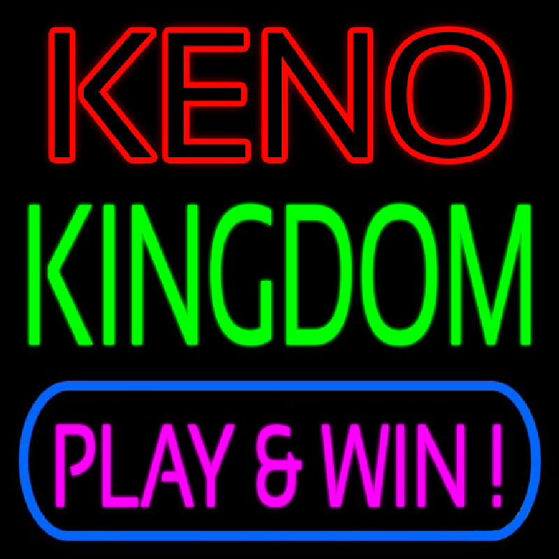 Keno Kingdom 2 Neon Skilt