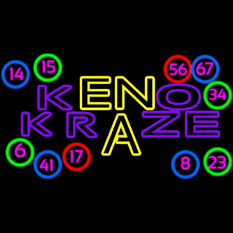 Keno Kraze 1 Neon Skilt