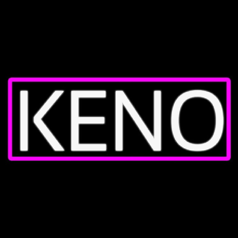 Keno Oval 2 Neon Skilt